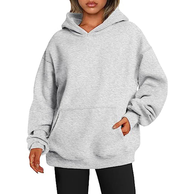Chic Pocket Hoodies for Women