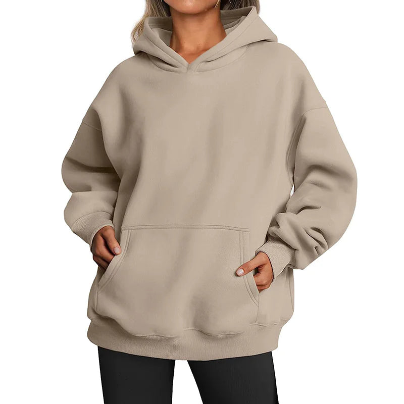Chic Pocket Hoodies for Women
