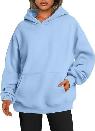 Chic Pocket Hoodies for Women