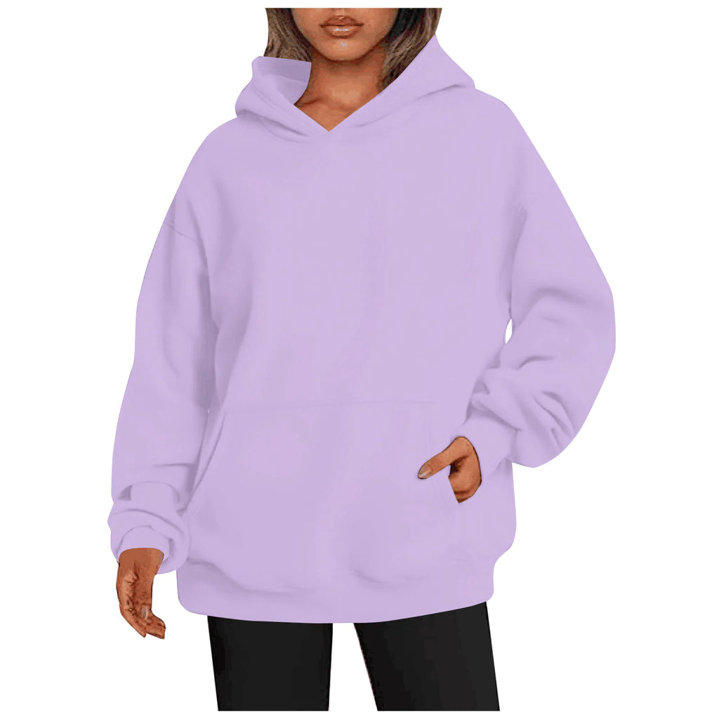 Chic Pocket Hoodies for Women